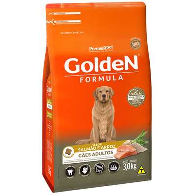 Ração Golden Formula-para adultos-Frango e arroz-15kg